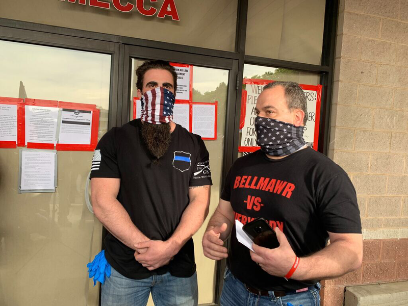 Ian Smith and Frank Trumbetti of Atilis Gym in Belmawr, N.J.