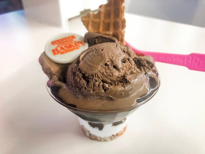 upside down sundae