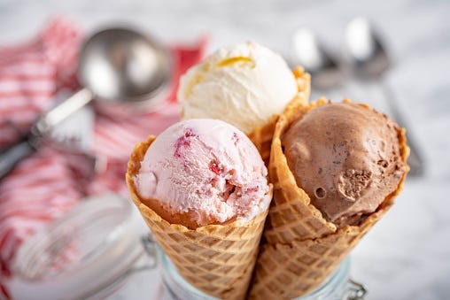 Ice Cream, Money, Pay, Sample, National Ice Cream Day