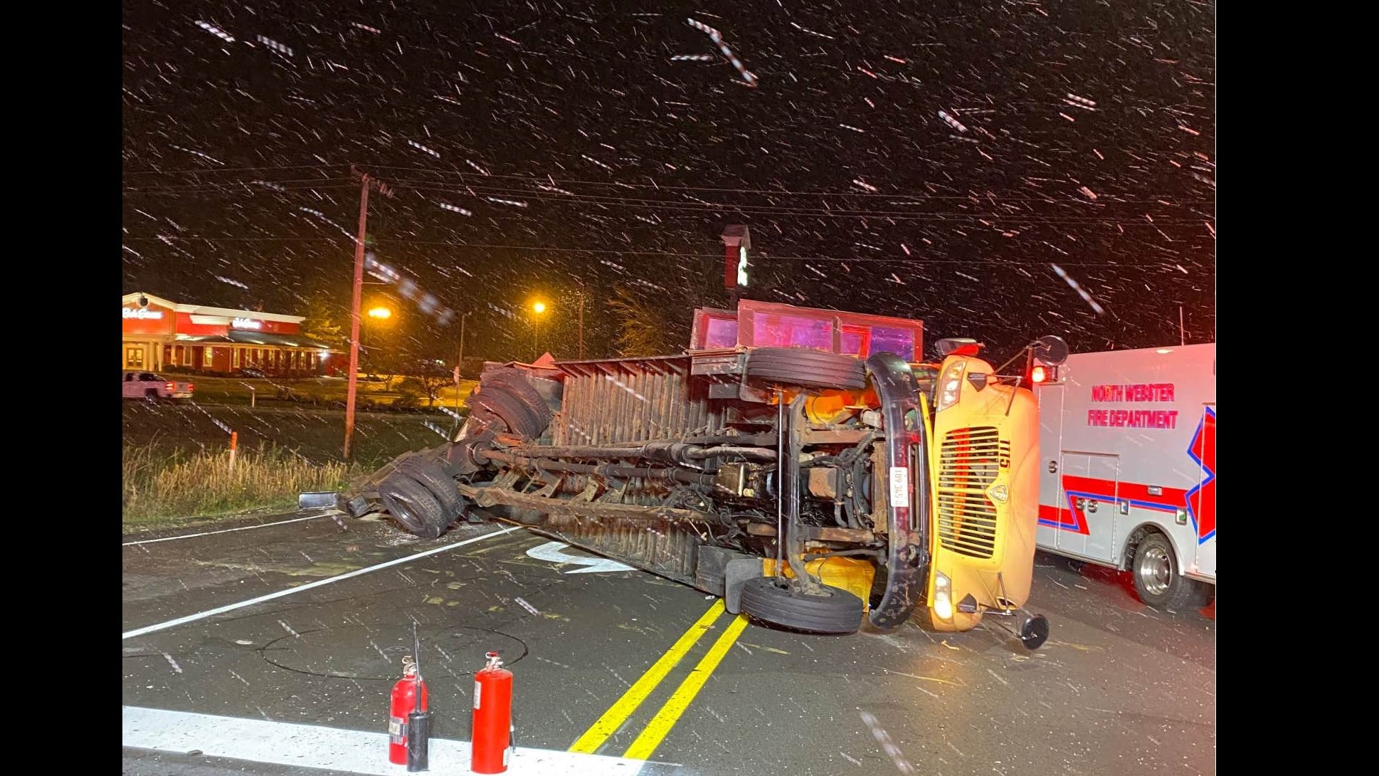 3 St. Ignatius students remain hospitalized following Saturday night's bus crash in Indiana