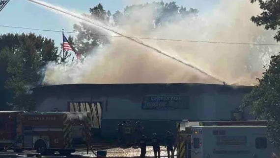 Residents in Lincoln Park are stepping up to help after a devastating fire tore through the Junior Rails little league football facility on Monday afternoon.