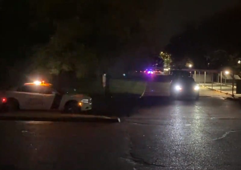 The search for a shooting suspect continues after a man was struck several times by gunfire at a large Southfield apartment complex early Friday morning, authorities say.