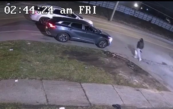 An overnight shooting outside a bar on Detroit's west side injured nearly half a dozen people after investigators say a parking spot dispute descended into violence early Friday morning.