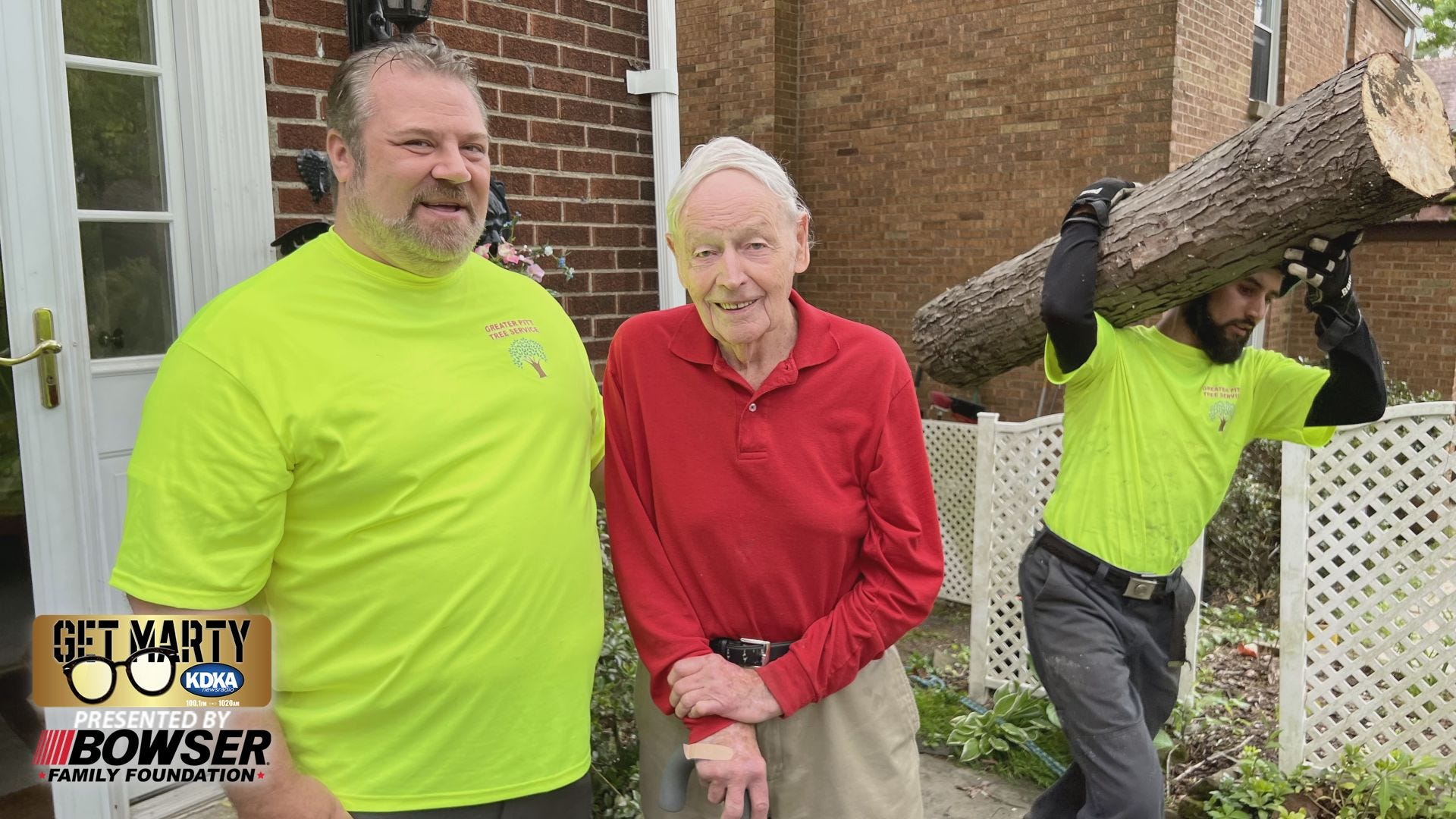 Get Marty: WWII veteran honored with free tree service
