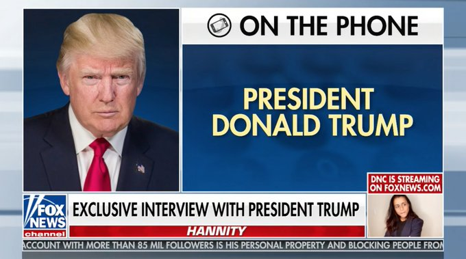 Trump on Fox 