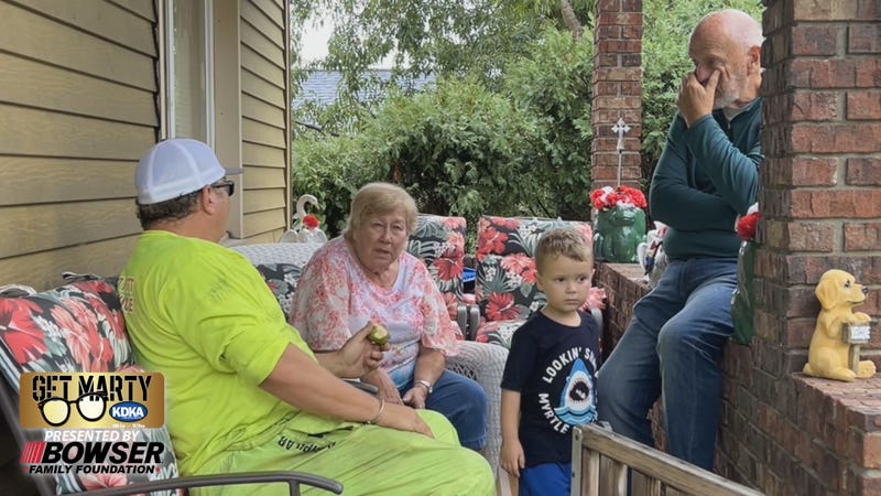 Veteran's widow fights tears when learning Greater Pitt Tree Service is helping.