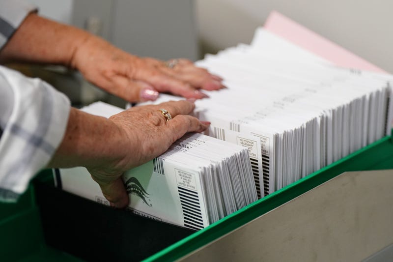 Mail ballots turned in on Election Day 2022 in Pennsylvania, like ones seen here in Lehigh County, had to have a date on the outer envelope.