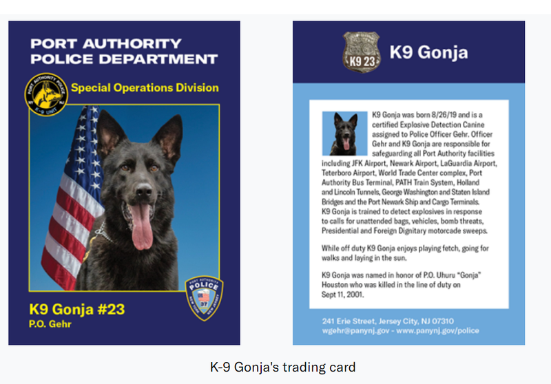 A trading car of K-9 Gonja. 