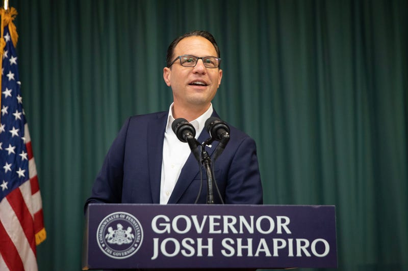 Gov. Josh Shapiro in Scranton, Pennsylvania.