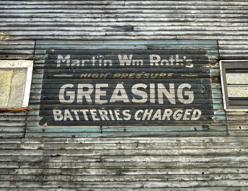 An advertisement for high-pressure greasing