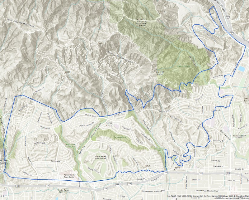Map of the outages.