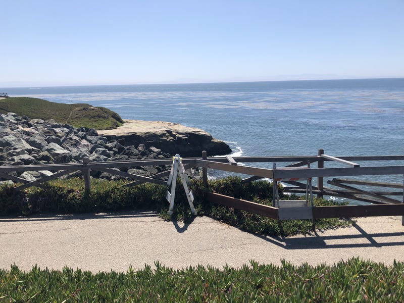 Cliff erosion in Santa Cruz along roads like West Cliff Road is a concern.