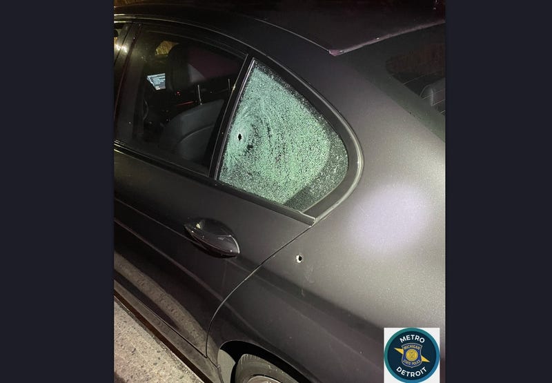 State police are searching for a suspect who allegedly fired over half a dozen shots at another driver on the Southfield Freeway in Detroit late Thursday evening.