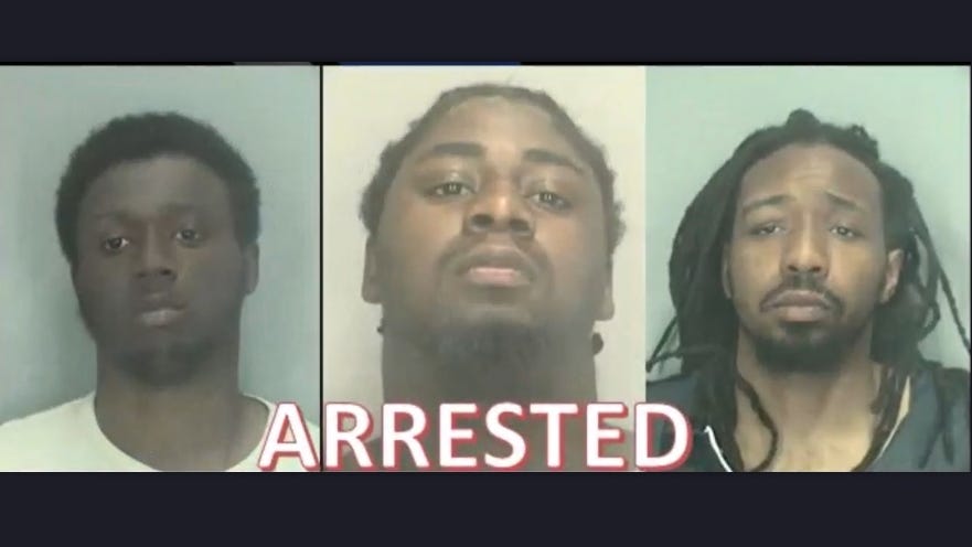 3 suspects accused of stealing cash, drugs in 'takeover' robbery at Livonia pharmacy arrested after police chase [VIDEO]