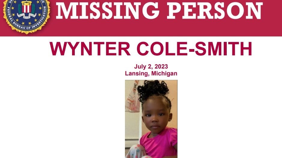 'We're hoping to find her': Concern mounts among family members of Wynter Smith as search for kidnapped toddler enters 3rd day