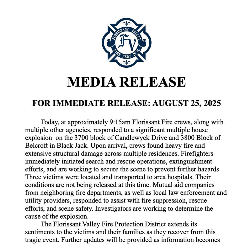 Fire Dept update