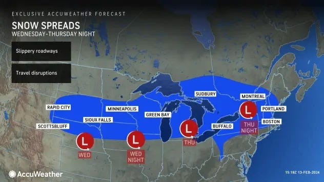 Alberta clipper system expected to swipe across Michigan