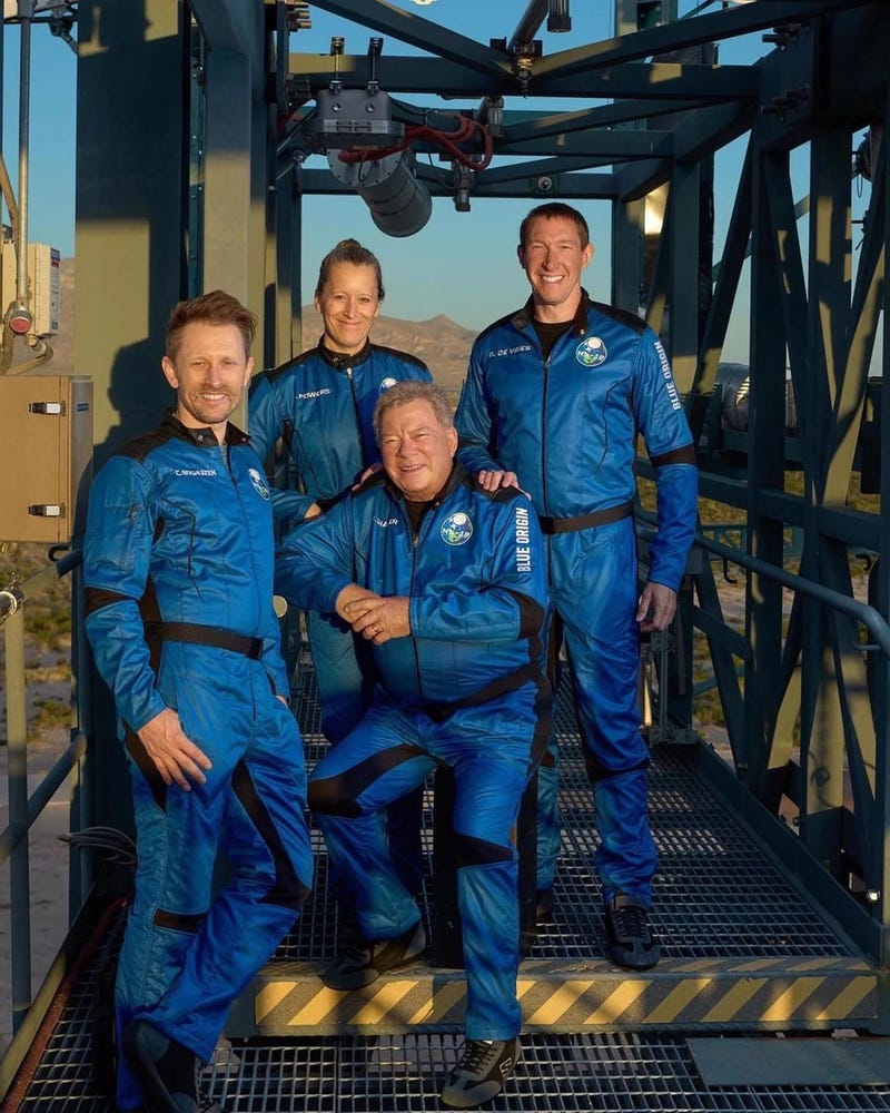 Chris Boshuizen, Audrey Powers, William Shatner, and Glen de Vries.