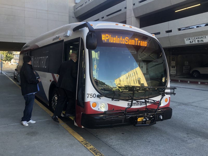 SamTrans added some electric buses to its fleet in October 2018.