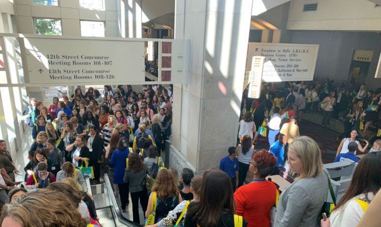The annual Pennsylvania Conference For Women took place in Philadelphia.