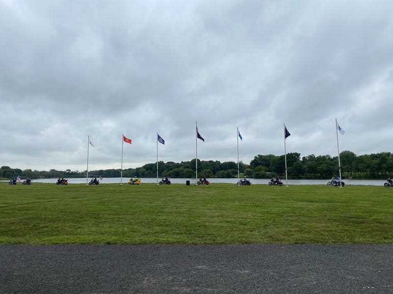Veterans Island in Cooper River Park