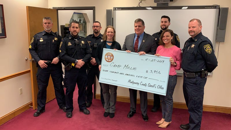 Montco Sheriff's Office deputies with Camp Millie