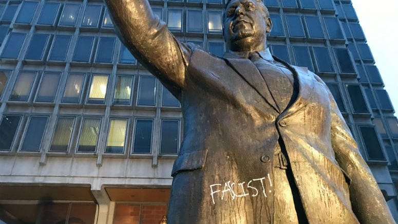 Frank Rizzo statue in Center City vandalized again
