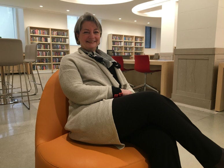 Siobhan Reardon, president and director of the Free Library of Philadelphia says National Library Week is an opportunity to explain to those who haven't been to the library in a while all that they have to offer