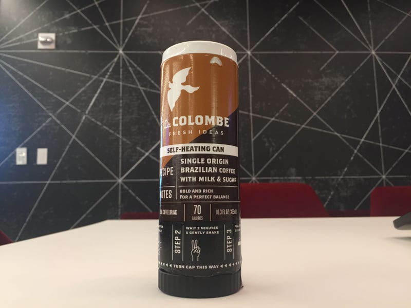 La Colombe self-heating can