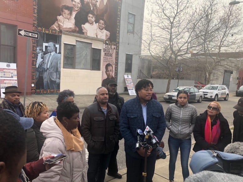 The Philadelphia Freedom Fighters who once worked with lawyer and activist Cecil B. Moore celebrated less than a week after the mural of the beloved mentor was defaced.