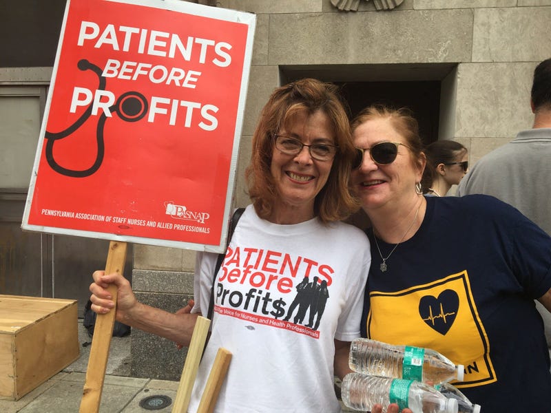 Patty Eakin, left, is political consultant for the Pennsylvania Association of School Nurses and Practitioners.