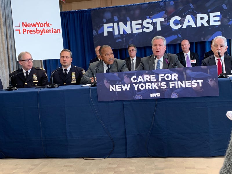 Mayor de Blasio discusses 'Finest Care Program'