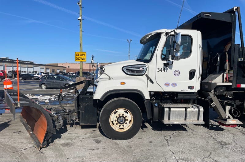 A Hartford city snow plow
