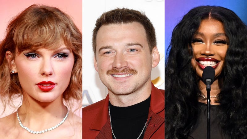 Taylor Swift, Morgan Wallen ,SZA