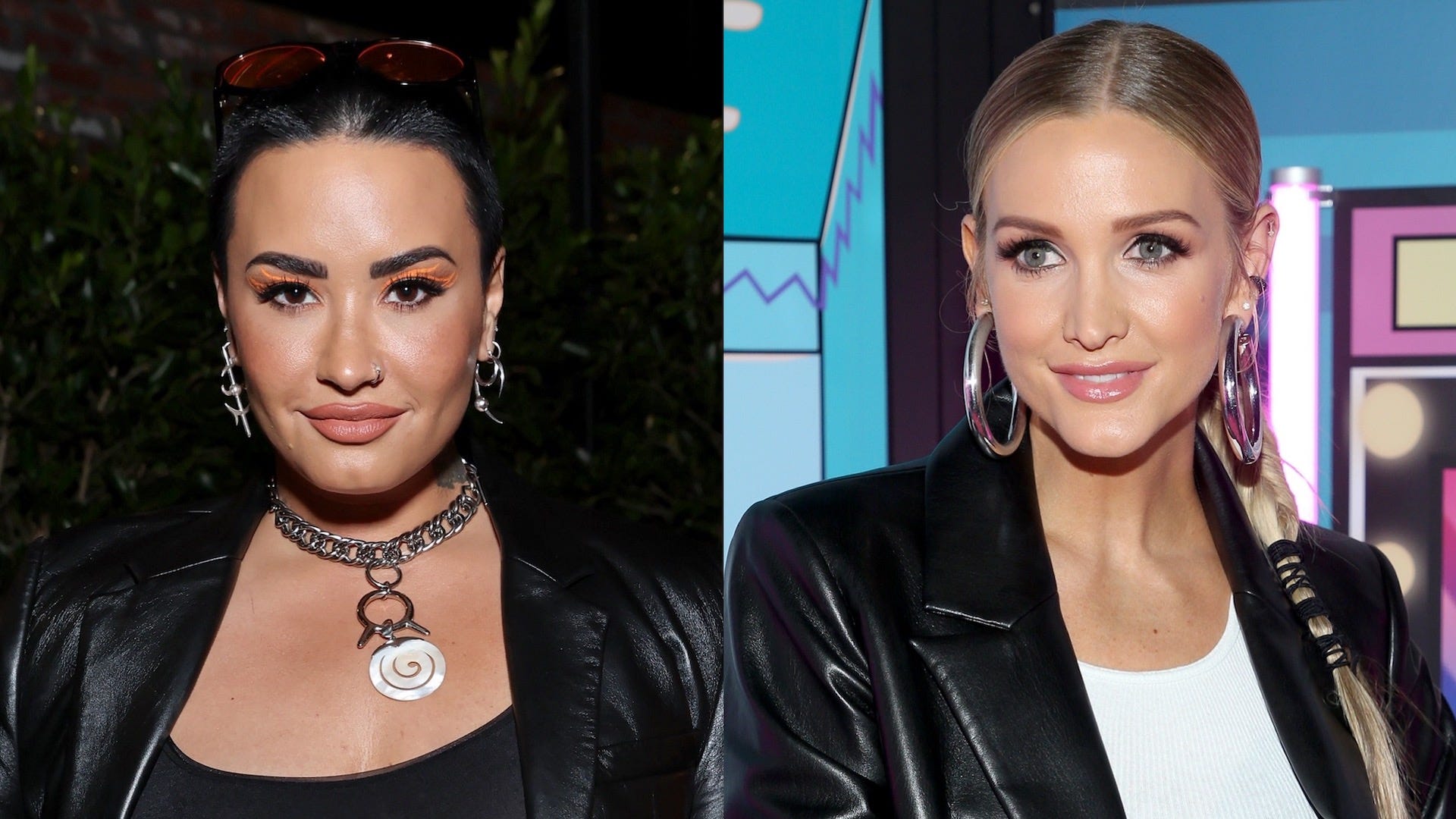Watch Ashlee Simpson return to the stage with Demi Lovato