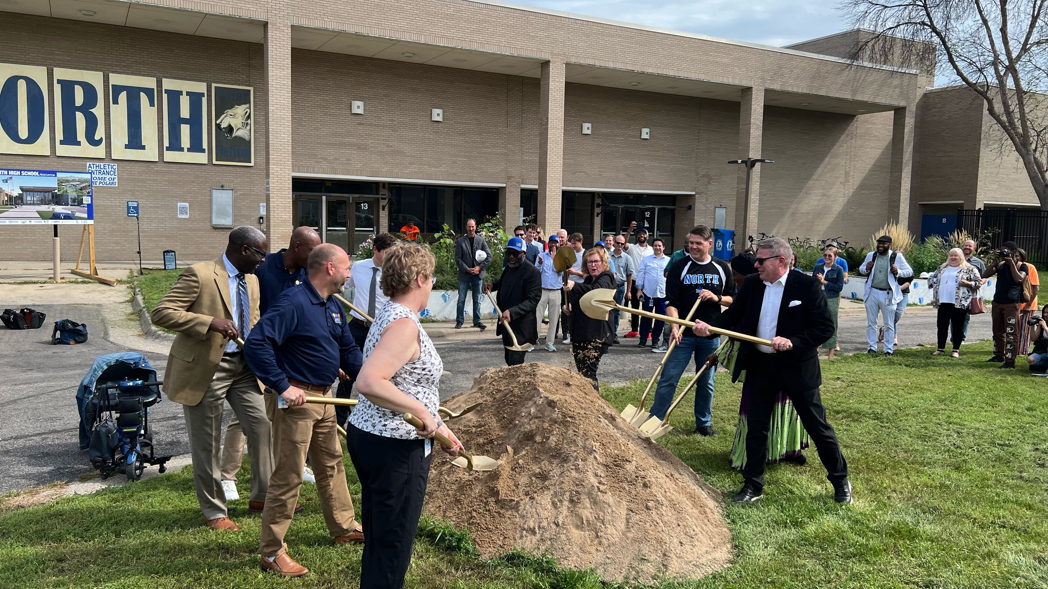 Minneapolis leaders break ground for new career center and expansion at North High School
