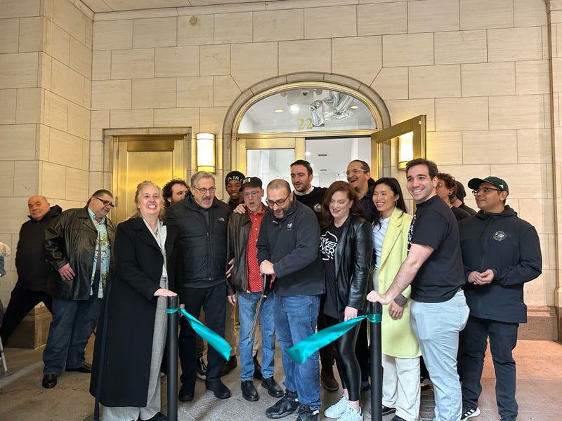 The Upper West Side's first legal cannabis shop, Flower Power Dispenser, held its ribbon opening on Monday, April 1, 2024.