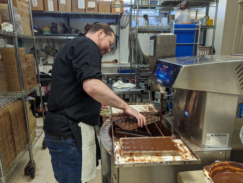 molding chocolates