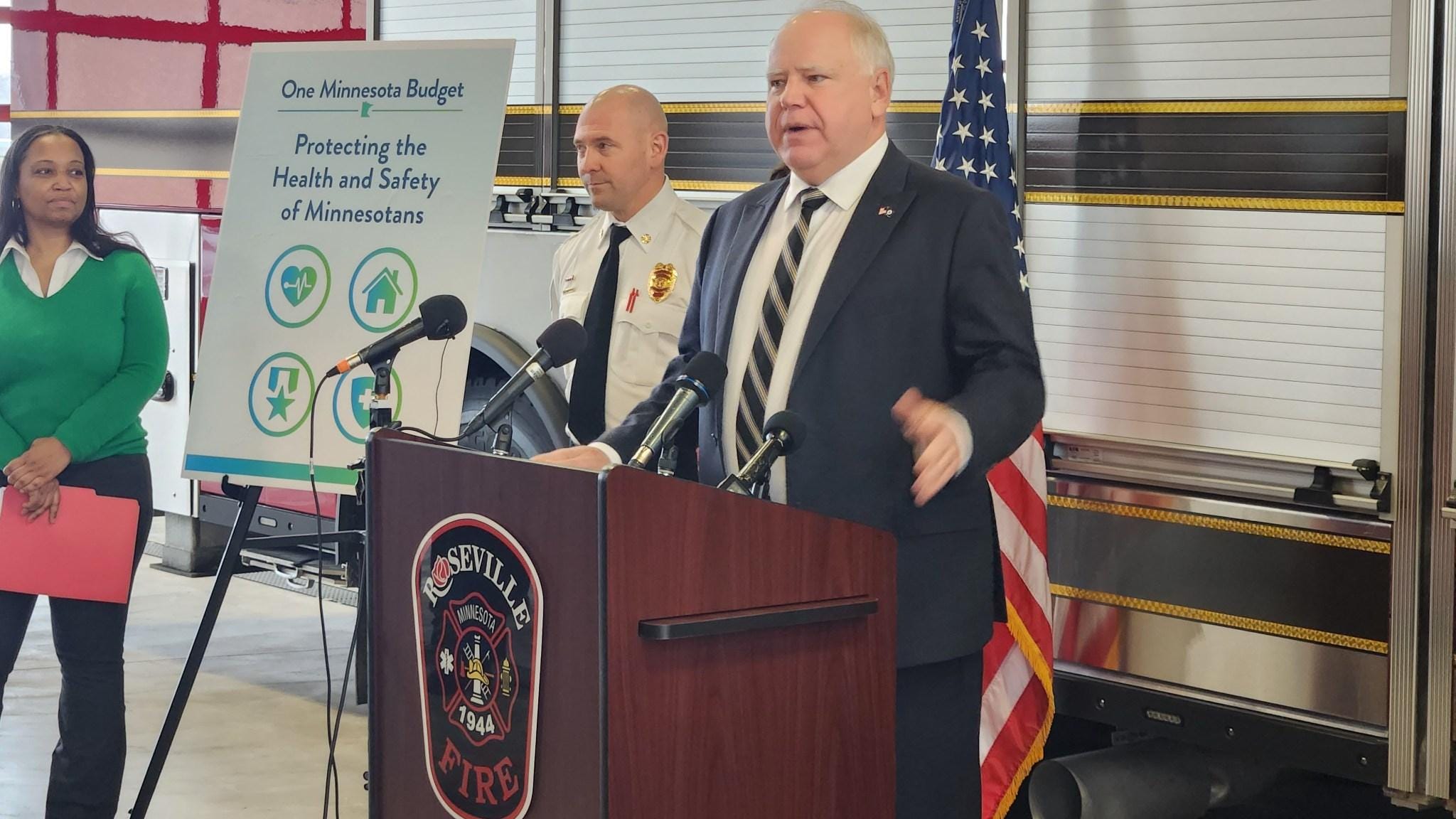 Governor Walz wants $300 million for public safety spending