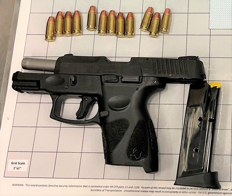 Gun stopped by TSA on October 16, 2024