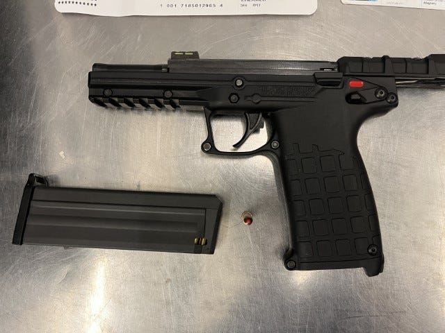 Gun stopped at Pittsburgh International Airpor April 16, 2025