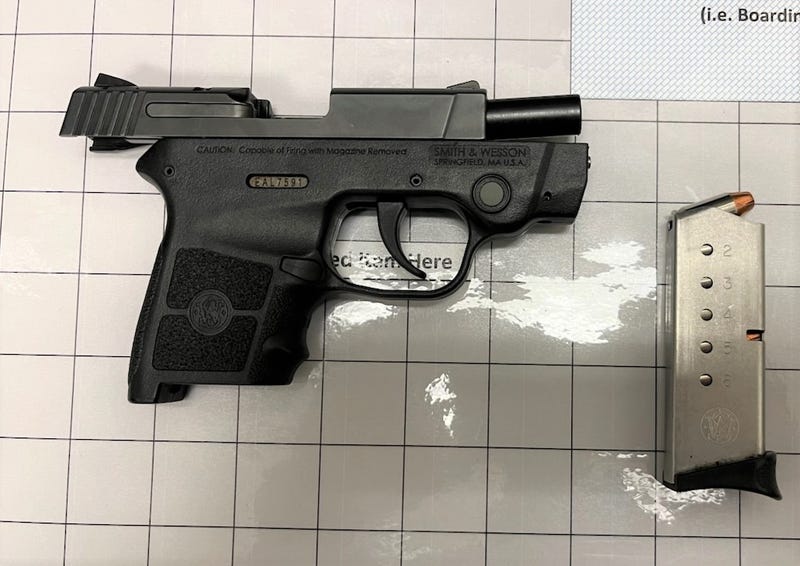 Gun stopped by TSA at Pittsburgh International Airport on 11/20/24