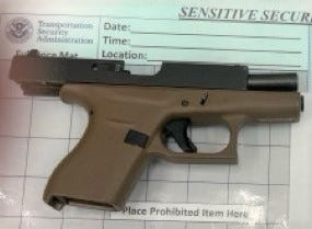 Handgun stopped by TSA at Pittsburgh International August 12, 2024