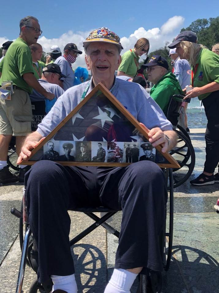 Airman First Class Bob Usiak joined other Korean War vets, along with some who served in Vietnam and World War II, on an honor flight in August. He described the treatment he and the others received on their trip to Washington, D.C. as "really swell."