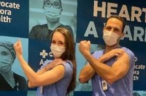 Alicja and Jacob Salman, hospitalists at various Advocate Aurora locations