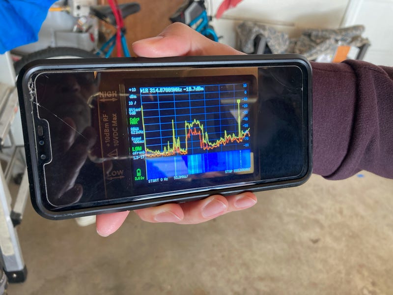 Martin Chan's radio spectrum analyzer.