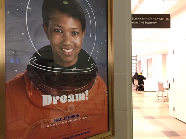 The Free Library of Philadelphia poster celebrating Black History Month.
