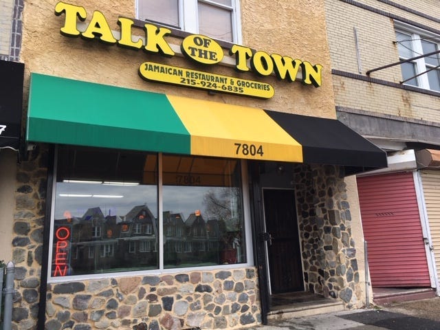 Talk of the Town restaurant. 