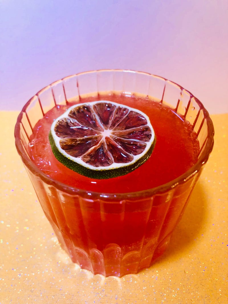 Strawberry Margarita with Lime