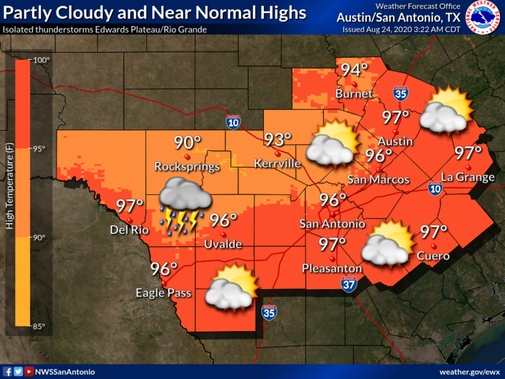 Weather Forecast August 24